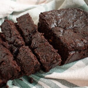 Picture of chocolate zucchini bread.