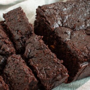 Picture of chocolate zucchini bread.