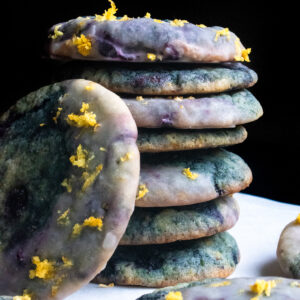 Picture of lemon blueberry cookies.