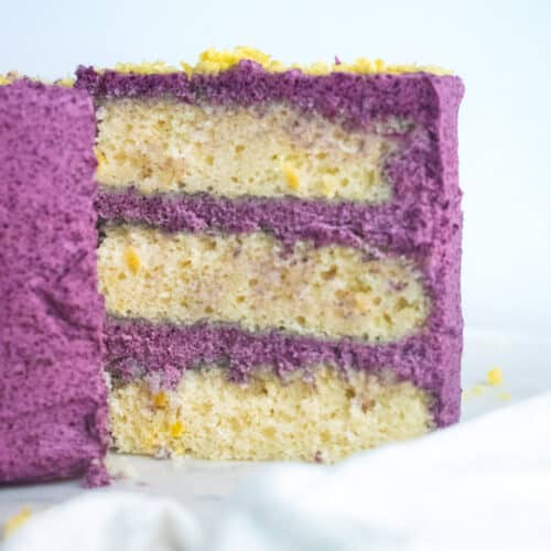 Lemon Blueberry Mascarpone Cake - Kneaded That