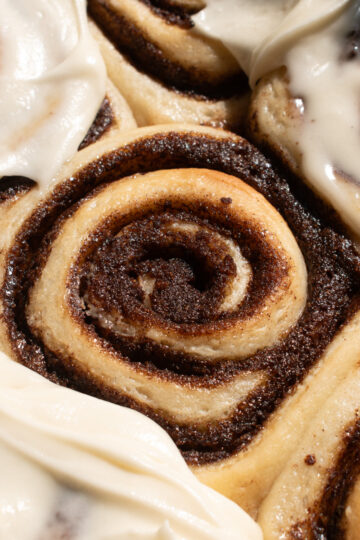 Picture of sourdough discard cinnamon rolls.