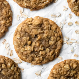 Brown butter oatmeal cookies.