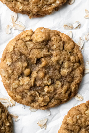 Brown butter oatmeal cookies.
