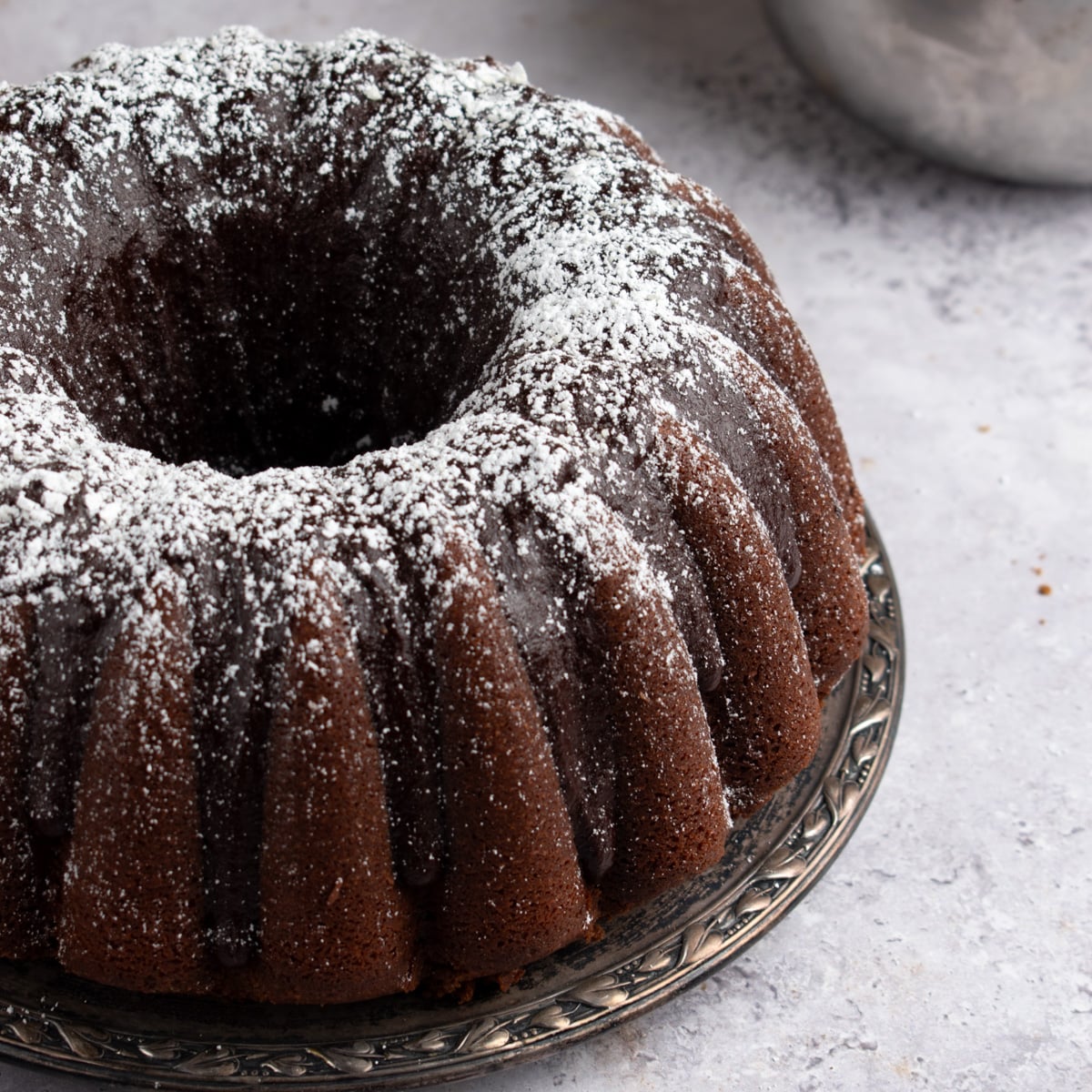 Chocolate Sour Cream Pound Cake - Kneaded That