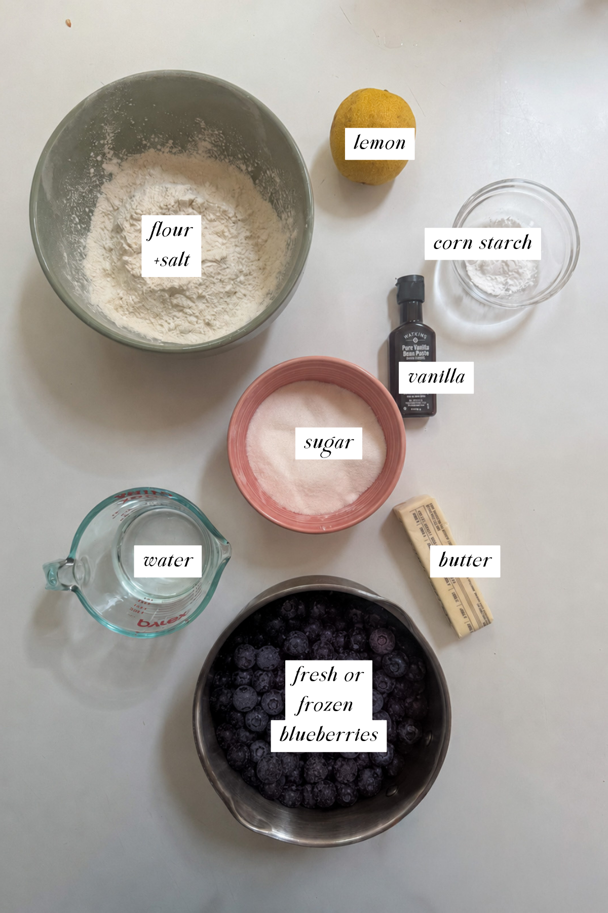 Picture of the ingredients needed for 